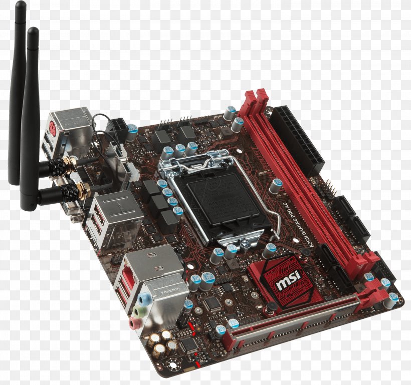 Intel LGA 1151 Motherboard Mini-ITX DDR4 SDRAM, PNG, 3000x2814px, Intel, Computer Component, Computer Cooling, Computer Hardware, Cpu Download Free