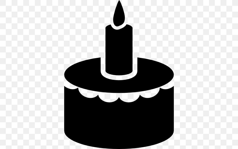 Birthday Cake Wedding Cake Muffin, PNG, 512x512px, Birthday Cake, Anniversary, Birthday, Black, Black And White Download Free