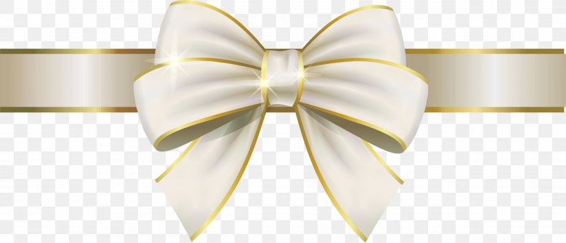 Ribbon, PNG, 2526x1089px, Ribbon, Necktie, White, Yellow Download Free