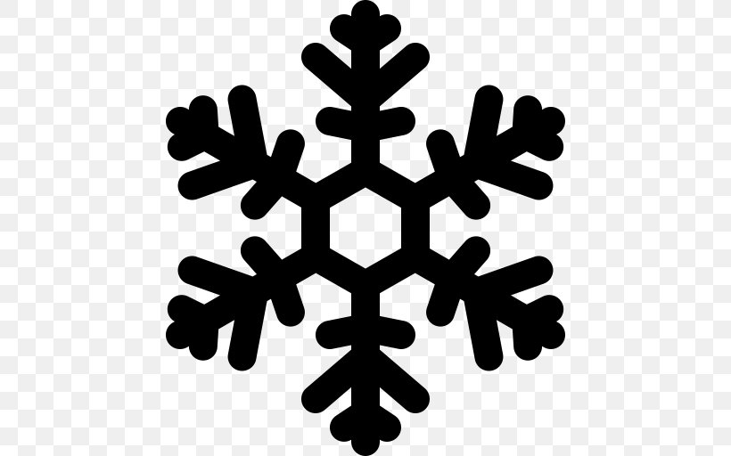 Snowflake, PNG, 512x512px, Snowflake, Black And White, Christmas, Cloud, Cold Download Free