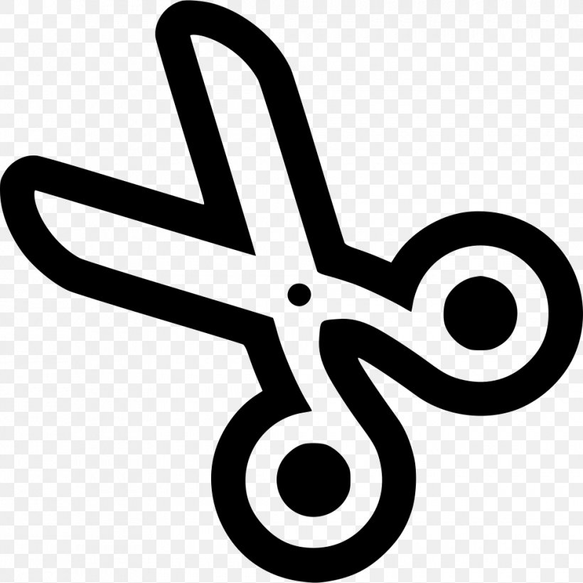 Graphic Design Scissors Clip Art, PNG, 980x982px, Scissors, Area, Black And White, Cutting, Haircutting Shears Download Free