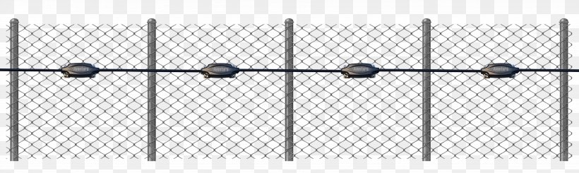 Perimeter Fence Chain-link Fencing Wall, PNG, 3687x1106px, Fence, Alarm Sensor, Black, Black And White, Chainlink Fencing Download Free
