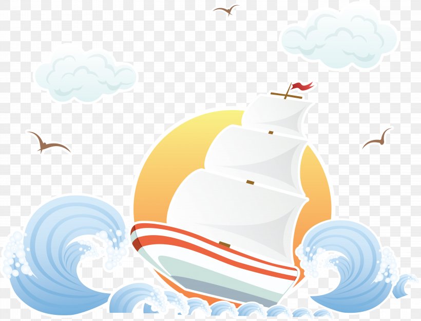 Wind Wave, PNG, 6477x4934px, Wind Wave, Art, Boat, Cartoon, Drawing Download Free