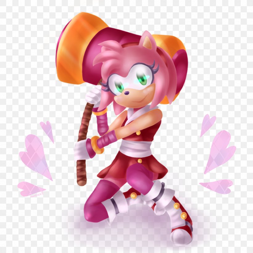 Amy Rose Sonic The Hedgehog Sticks The Badger Sonic Boom: Rise Of Lyric, PNG, 1000x1000px, Amy Rose, Action Figure, Doctor Eggman, Doll, Espio The Chameleon Download Free