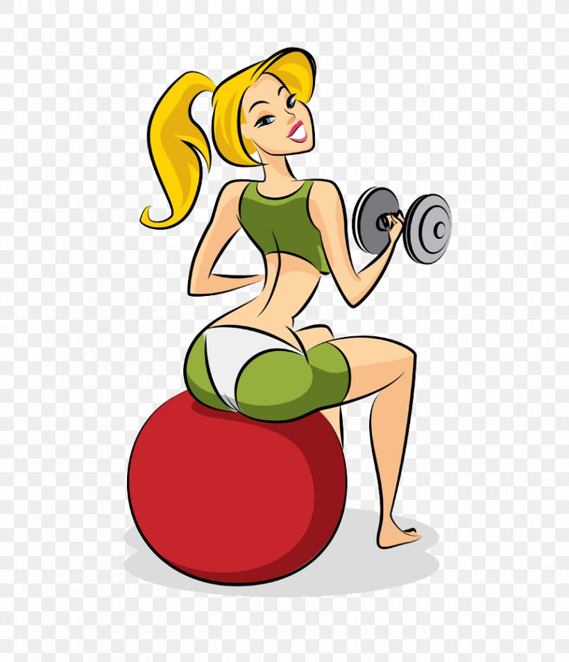 Cartoon Bodybuilding Barbell, PNG, 860x1000px, Watercolor, Cartoon, Flower, Frame, Heart Download Free