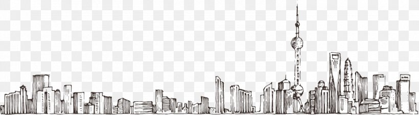 City Skyline Silhouette, PNG, 1580x434px, Silhouette, Architecture, Blackandwhite, Blockchain, Building Download Free