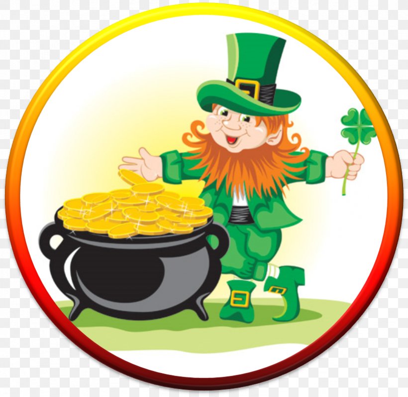 Leprechaun Saint Patrick's Day Shamrock Illustration Four-leaf Clover, PNG, 821x800px, Leprechaun, Cartoon, Cauldron, Clover, Cookware And Bakeware Download Free