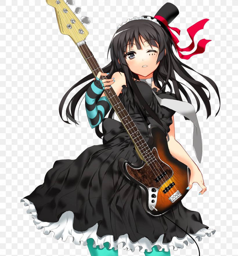 Mio Akiyama Cosplay K-On! Costume Bass Guitar, PNG, 1113x1200px, Watercolor, Cartoon, Flower, Frame, Heart Download Free
