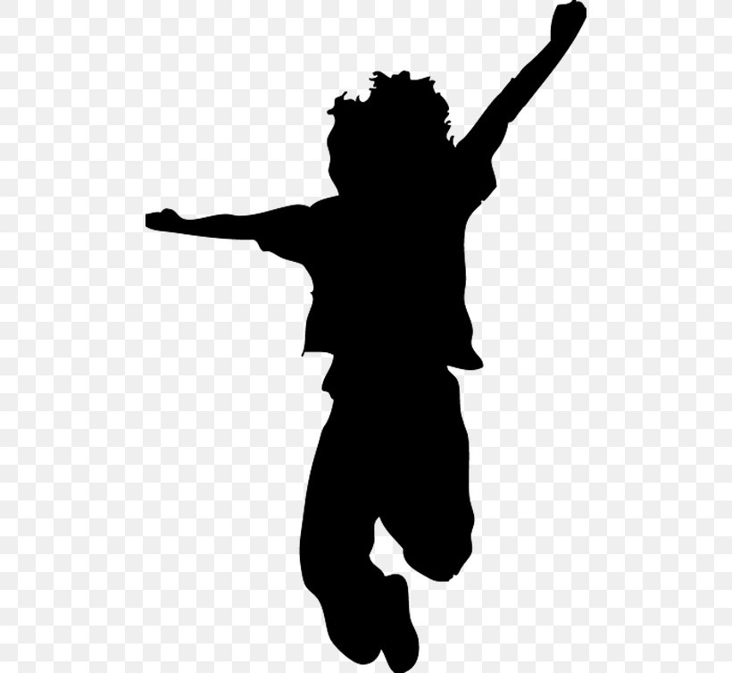 Silhouette Child Clip Art, PNG, 494x753px, Silhouette, Black, Black And White, Child, Dance Download Free
