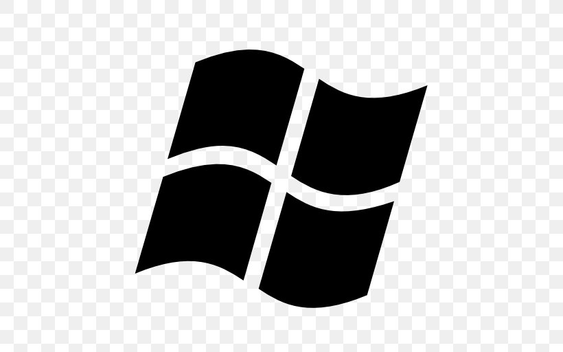 Windows 8 Microsoft Windows Windows 7 Operating System Icon, PNG, 512x512px, Vector, Black And White, Brand, Cdr, Logo Download Free