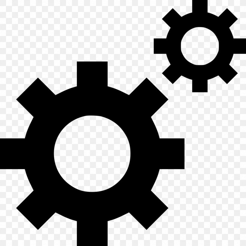 Gear Wheel Symbol Clip Art, PNG, 980x980px, Gear, Black And White, Gear Train, Hardware Accessory, Sprocket Download Free