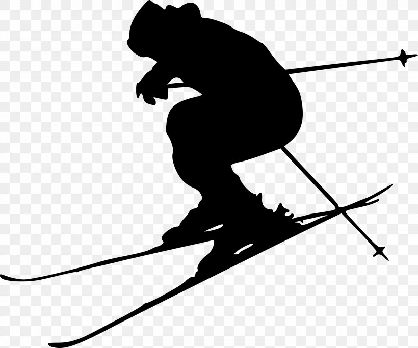 Skiing Ski Poles Clip Art Silhouette, PNG, 3116x2597px, Skiing, Alpine Skiing, Black White M, Crosscountry Skier, Crosscountry Skiing Download Free