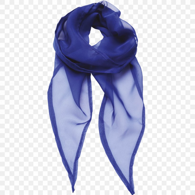 Scarf Chiffon Foulard Blue Clothing, PNG, 1200x1200px, Scarf, Blue, Chiffon, Clothing, Cobalt Blue Download Free