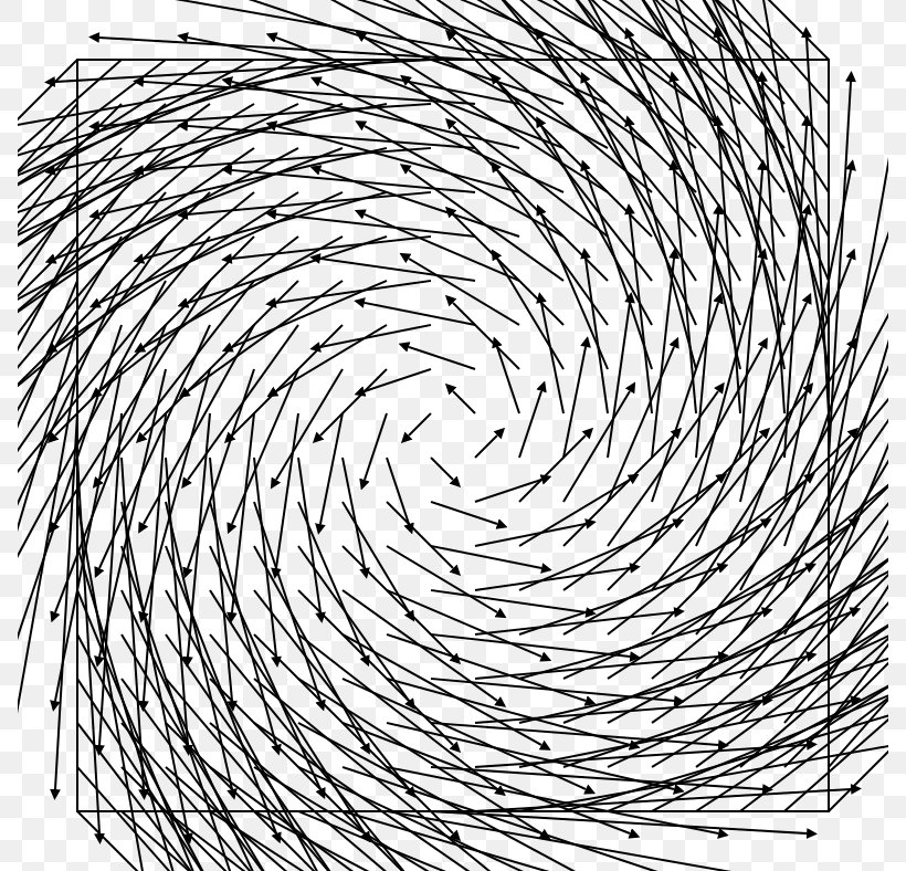 Vector Field Vector Calculus Point, PNG, 788x788px, Vector Field, Black And White, Drawing, Field, Function Download Free