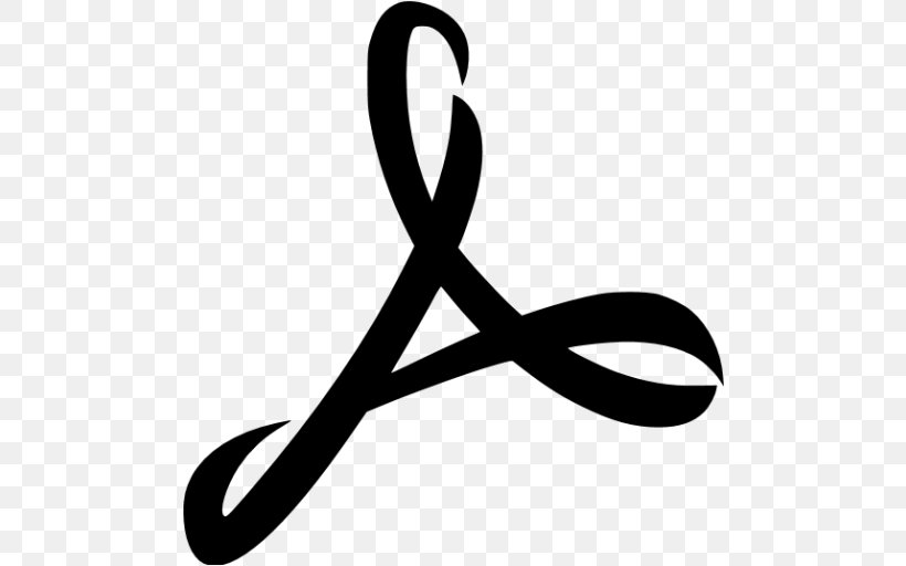 Adobe Acrobat Adobe Reader Clip Art, PNG, 512x512px, Adobe Acrobat, Adobe Reader, Adobe Systems, Artwork, Black And White Download Free