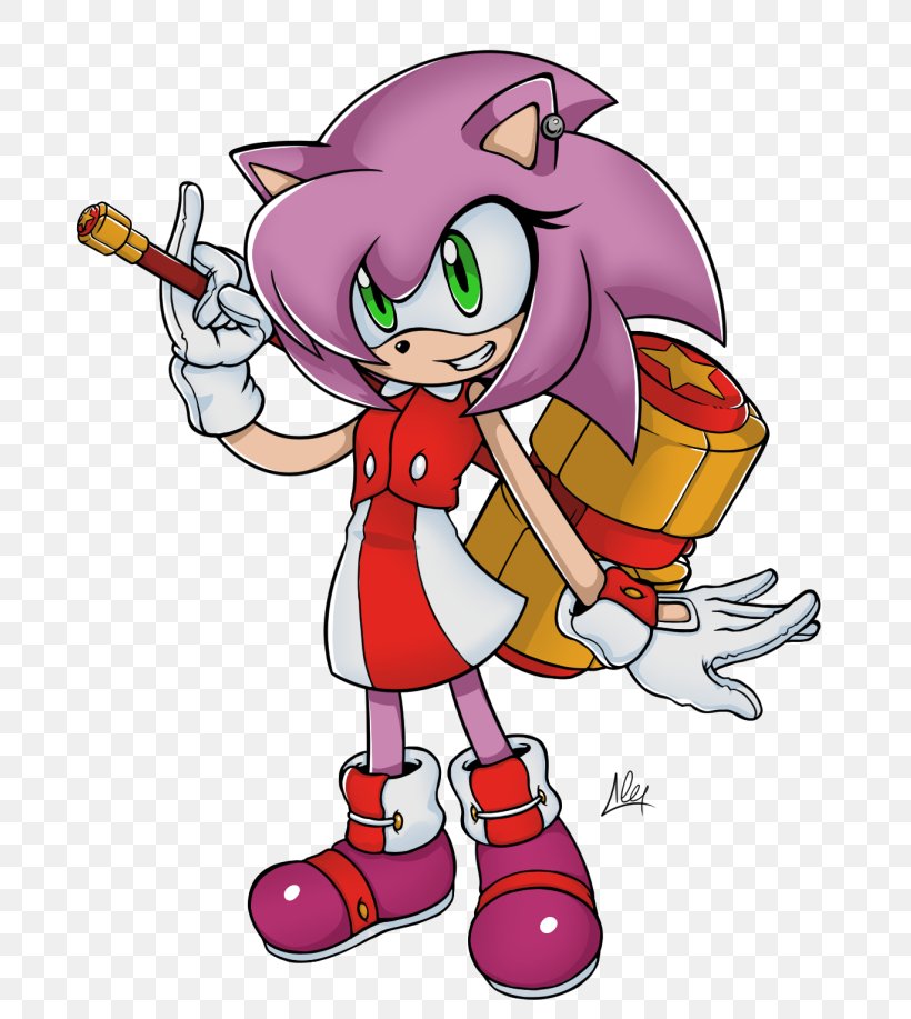 Sonic Riders Amy Rose Sonic Adventure Princess Sally Acorn Sega, PNG, 750x917px, Watercolor, Cartoon, Flower, Frame, Heart Download Free