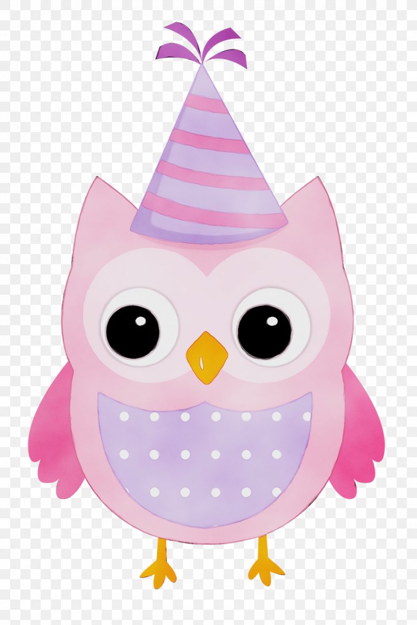 Birthday Hat Cartoon, PNG, 1080x1620px, Watercolor, Barn Owl, Bird, Bird Of Prey, Birthday Download Free
