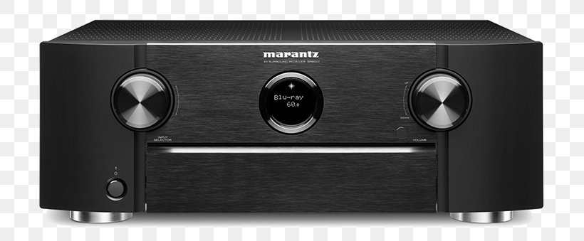 Marantz SR6010 Marantz SR6012 9.2 Channel 4K Ultra HD Network AV Receiver Marantz 9.2 Channel 4K Ultra HD Receiver, PNG, 750x339px, 4k Resolution, Av Receiver, Amplifier, Audio, Audio Equipment Download Free