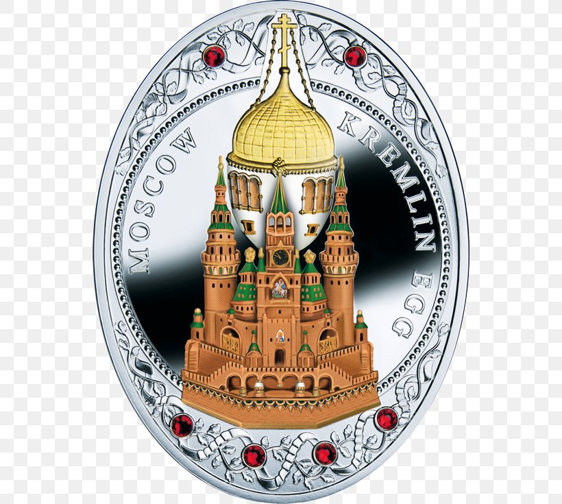 Moscow Kremlin Fabergé Egg Coin Niue Silver, PNG, 550x735px, Moscow Kremlin, Christmas Ornament, Coin, Dollar, Gemstone Download Free