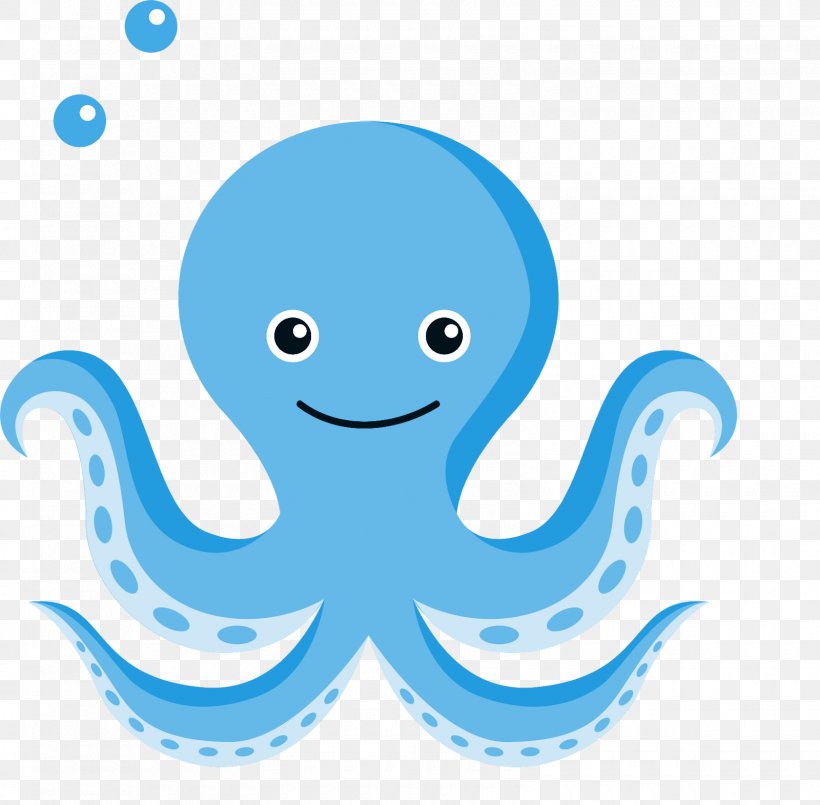 Octopus Cartoon Download Clip Art, PNG, 1600x1571px, Octopus, Animal, Blue, Cartoon, Cephalopod Download Free