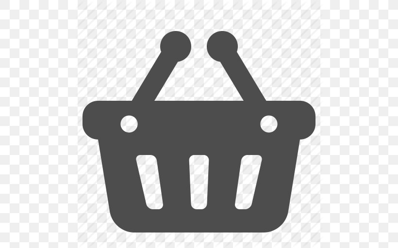 Shopping Cart Basket Grocery Store, PNG, 512x512px, Shopping Cart, Basket, Black And White, Brand, Cart Download Free