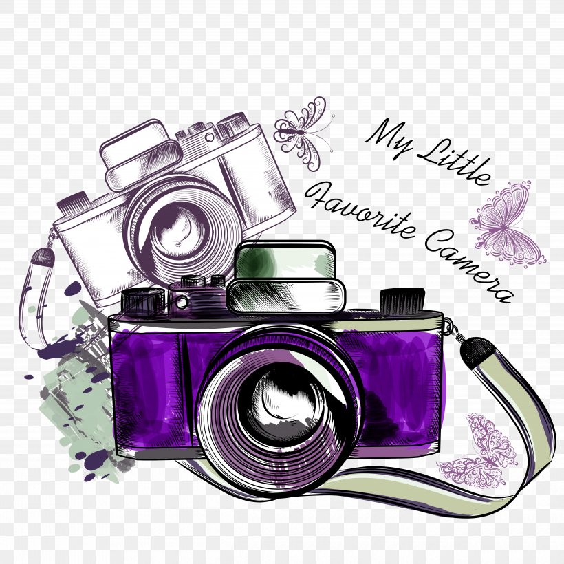 Camera Photography Clip Art, PNG, 5000x5000px, Camera, Cameras Optics, Digital Camera, Drawing, Magenta Download Free