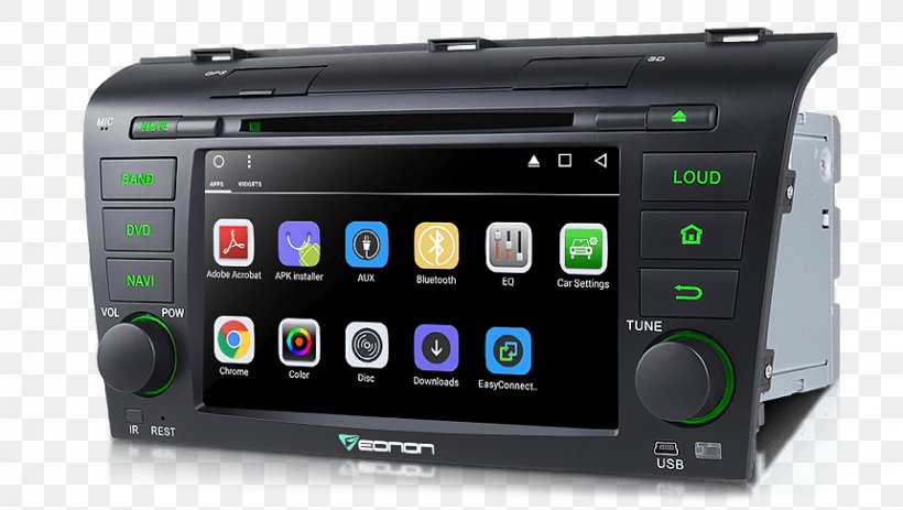 Car DVD Player Toyota Camry ISO 7736 2004 Mazda3, PNG, 860x486px, 2004 Mazda3, Car, Dvd, Dvd Player, Electronics Download Free