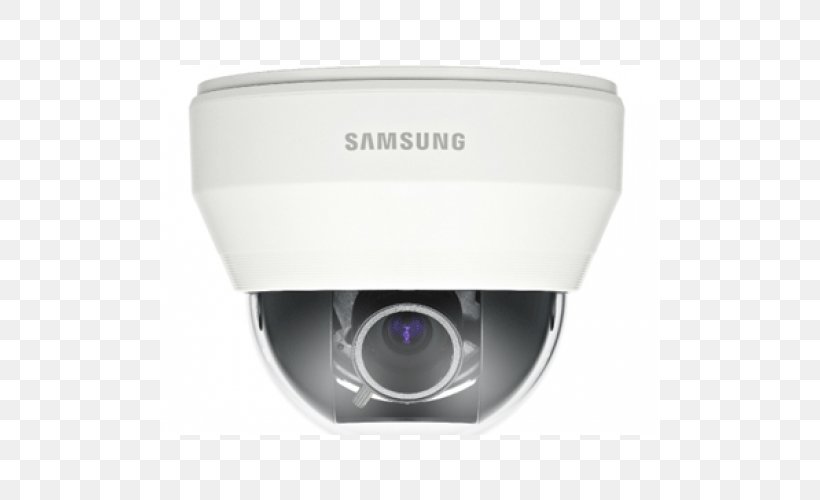 Closed-circuit Television Fixed Dome Kamera Analog SCD-5080P Adapter/Cable Hanwha Techwin Samsung Group Security, PNG, 500x500px, Closedcircuit Television, Analog High Definition, Camera, Hanwha Techwin, Samsung Download Free
