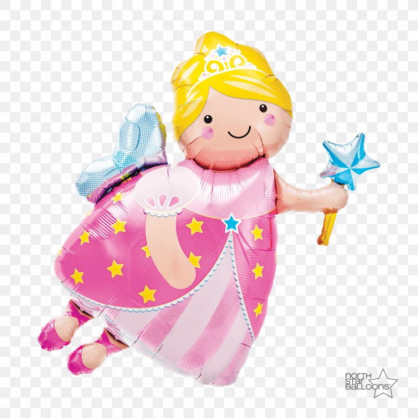 Doll Balloon Fairy Godmother Aluminium Foil Toy, PNG, 1000x1000px, Doll, Aluminium Foil, Baby Toys, Balloon, Bopet Download Free