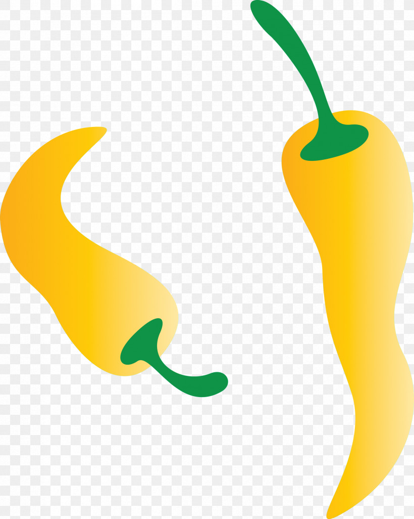 Peppers Bell Pepper Yellow Chili Pepper Line, PNG, 2396x3000px, Peppers, Bell Pepper, Chili Pepper, Fruit, Line Download Free