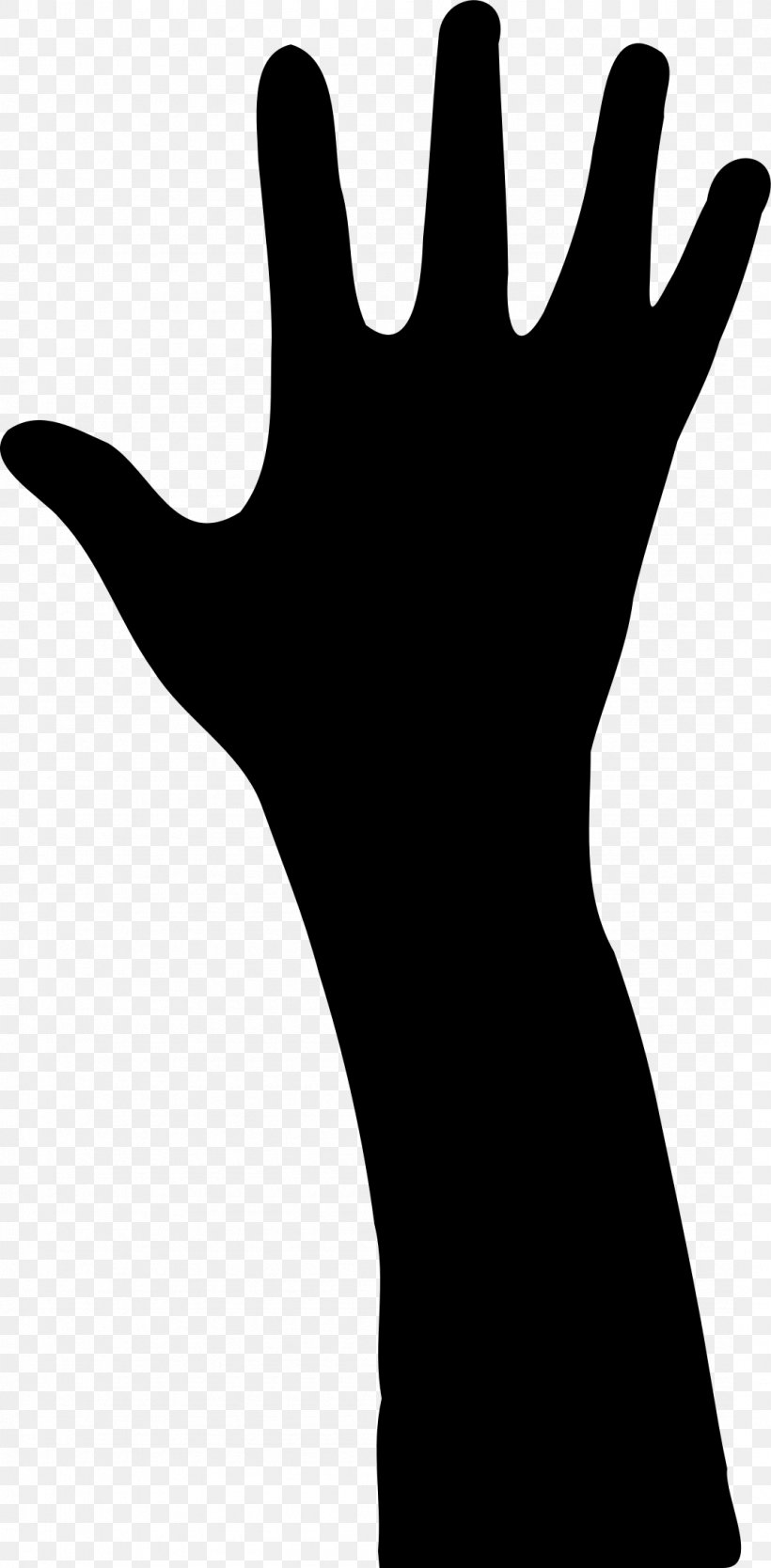 Silhouette Hand Clip Art, PNG, 1075x2187px, Silhouette, Arm, Black And White, Finger, Hand Download Free