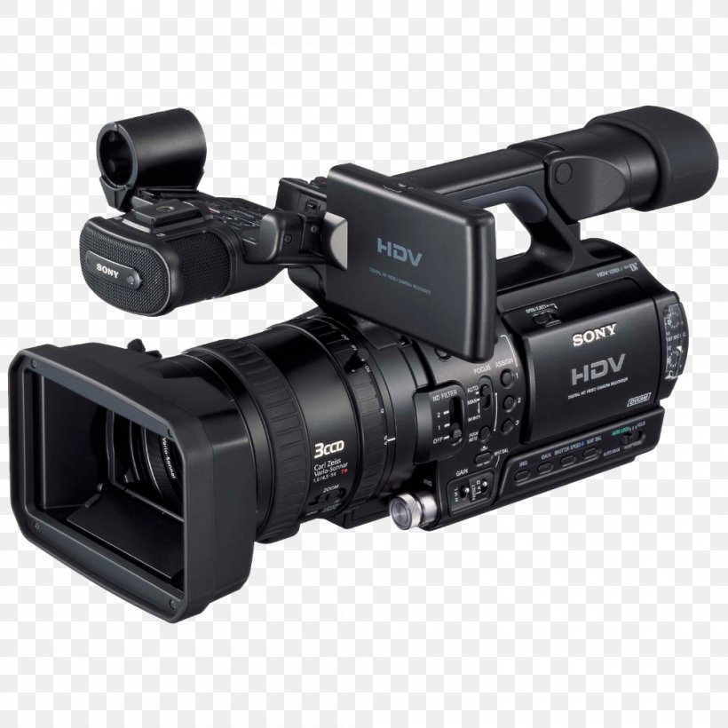 HDV Video Cameras Sony HVR-Z1U Sony HVR-Z1E, PNG, 1000x1000px, Hdv, Camera, Camera Accessory, Camera Lens, Cameras Optics Download Free