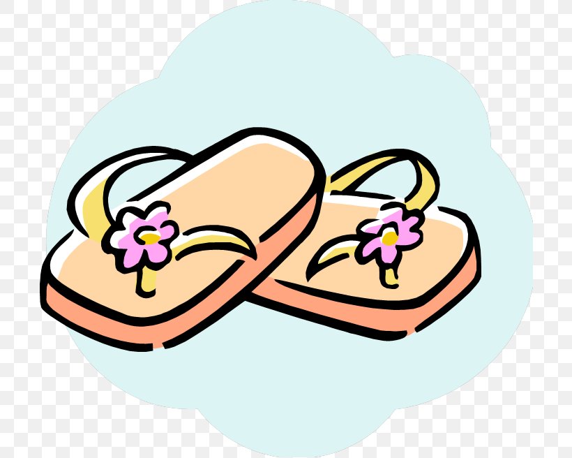 Sandal Clothing Flip-flops Animated Film Clip Art, PNG, 708x656px, Watercolor, Cartoon, Flower, Frame, Heart Download Free