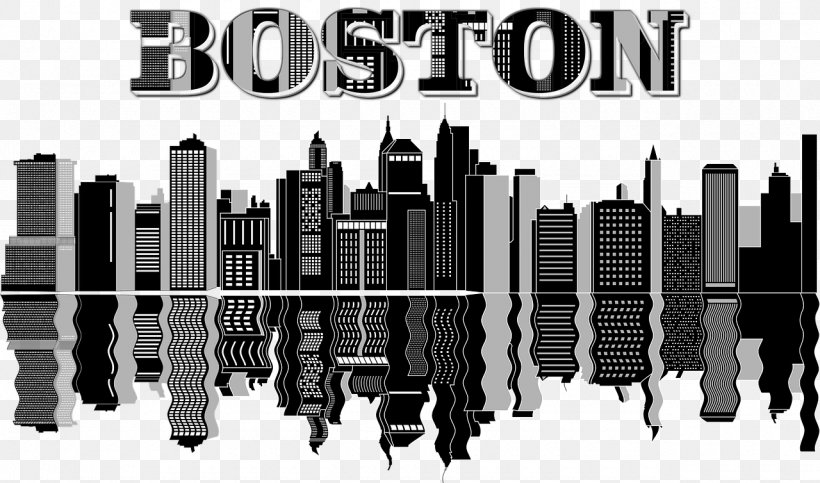 Boston Clip Art New York City Openclipart Skyline, PNG, 1280x754px, Boston, Black And White, City, Cityscape, Drawing Download Free