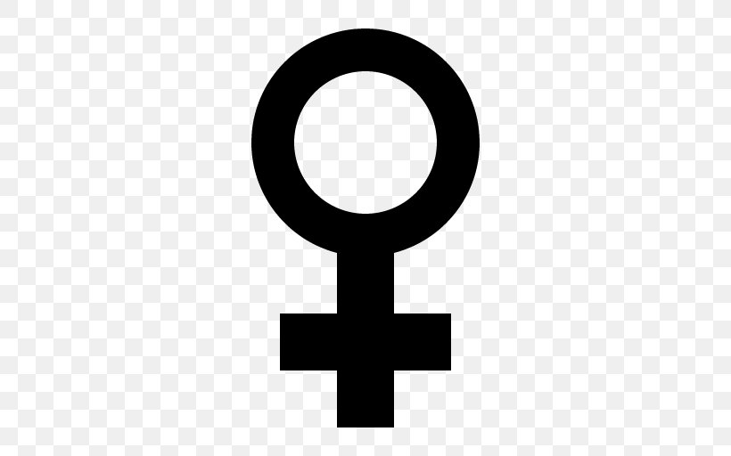 Gender Symbol Female Sign, PNG, 512x512px, Gender Symbol, Cross, Female, Gender, Gender Inequality Download Free