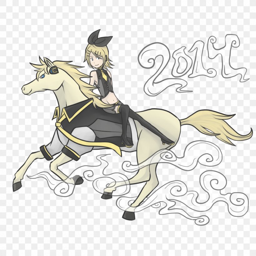 Kagamine Rin/Len Drawing Vocaloid Horse, PNG, 1000x1000px, 31 January, Kagamine Rinlen, Art, Bridle, Deviantart Download Free