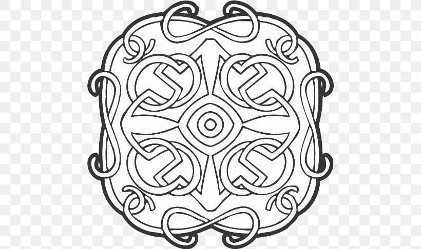 Ornament Celts Line Art, PNG, 480x486px, Ornament, Area, Black And White, Celts, Digital Image Download Free