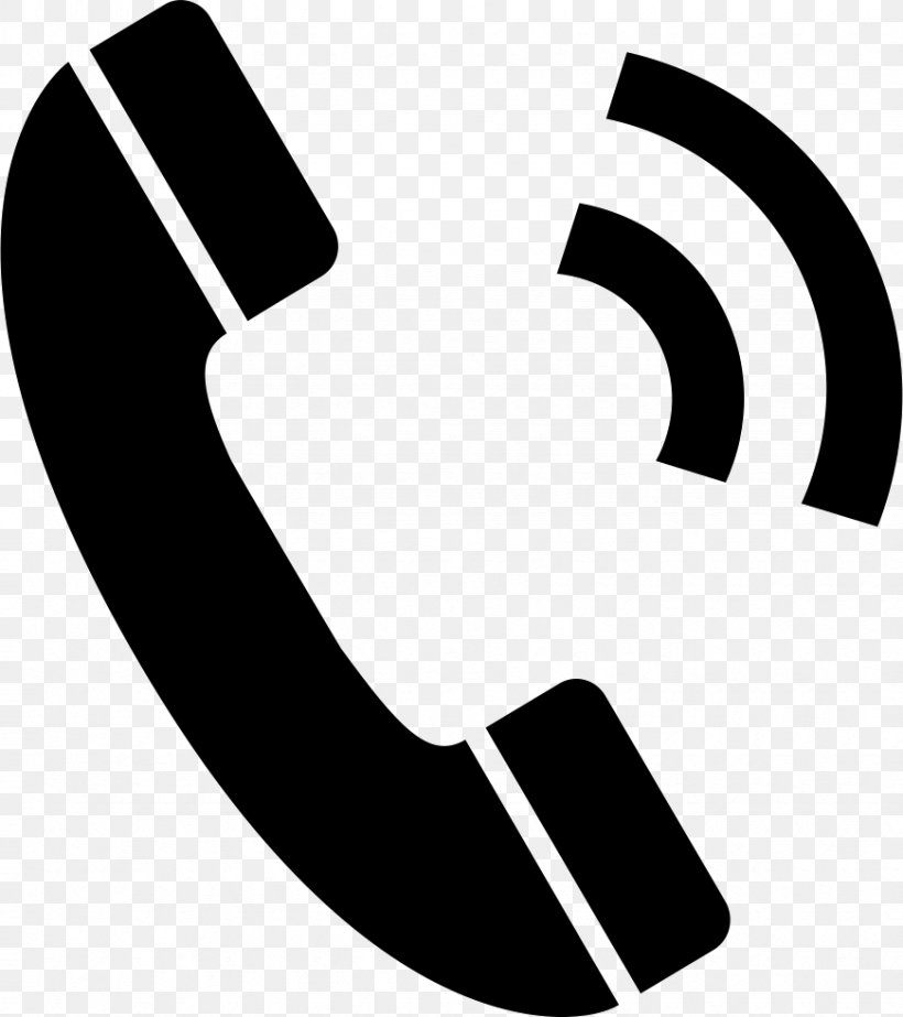 Telephone Call Mobile Phones Clip Art, PNG, 870x980px, Telephone Call, Black And White, Brand, Email, Finger Download Free