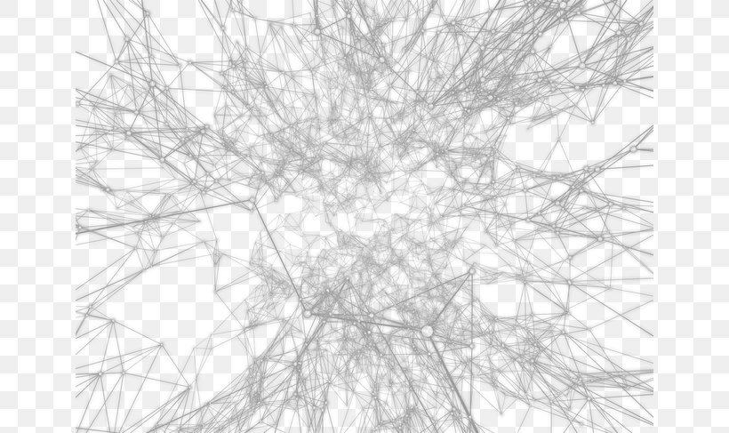 White Twig Symmetry Structure Pattern, PNG, 650x487px, White, Black, Black And White, Branch, Drawing Download Free