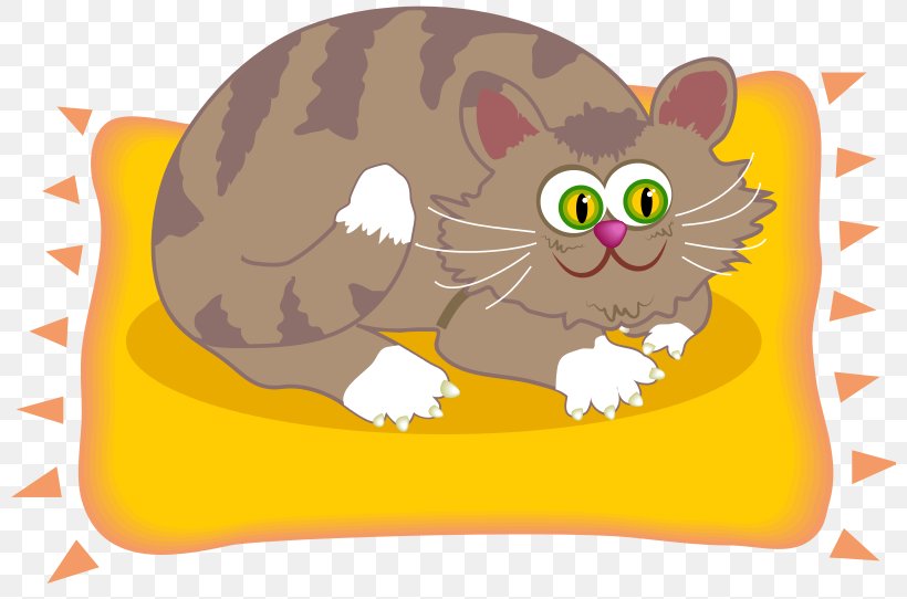 Cat Litter Trays Mat Kitten Clip Art, PNG, 800x542px, Cat, Carnivoran, Cartoon, Cat Like Mammal, Cat Litter Trays Download Free