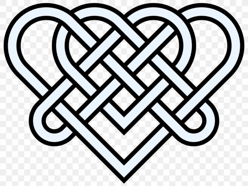 Celtic Knot Triquetra Celts Heart Symbol, PNG, 1024x768px, Watercolor, Cartoon, Flower, Frame, Heart Download Free