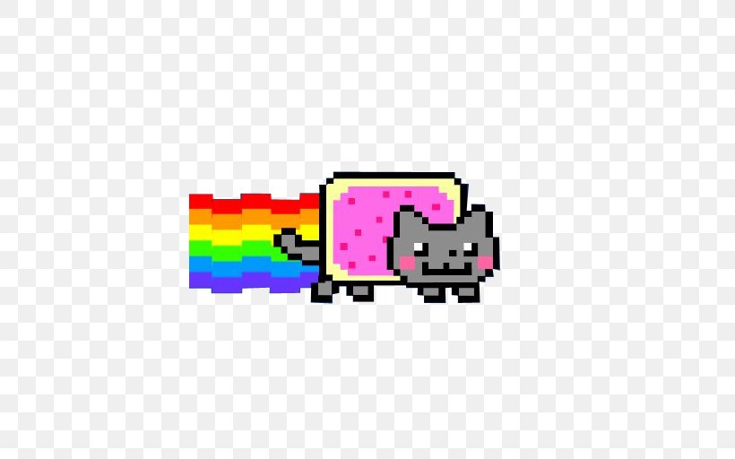 Nyan Cat Clip Art, PNG, 512x512px, Cat, Animation, Area, Art, Deviantart Download Free