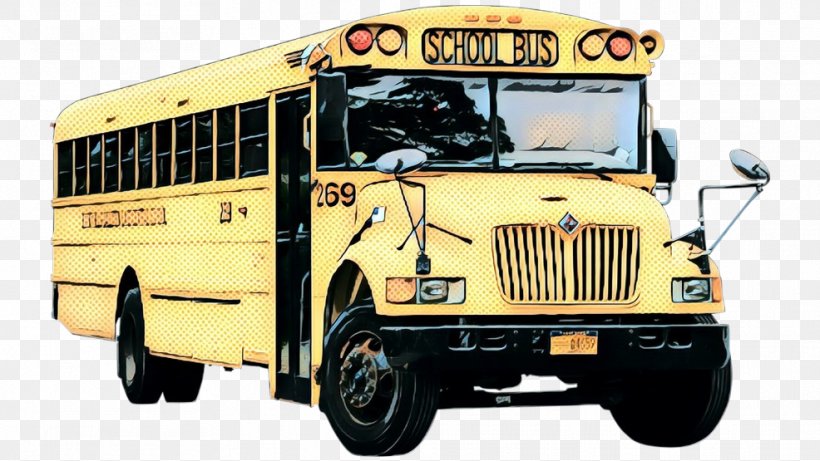School Bus, PNG, 986x555px, Pop Art, Bus, Car, Commercial Vehicle, Land Vehicle Download Free