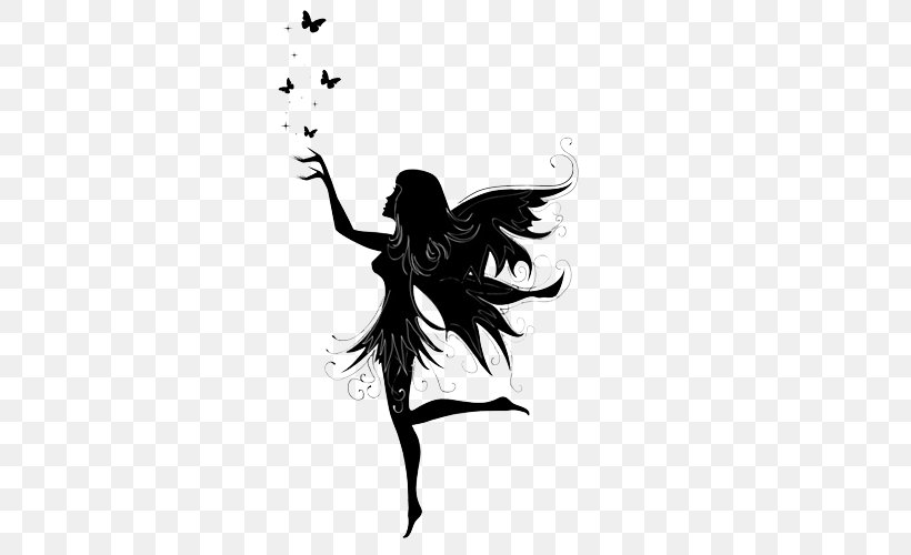 Dancing Fairies Tattoo Fairy Idea, PNG, 650x500px, Tattoo, Ambigram, Art, Black And Gray, Black And White Download Free