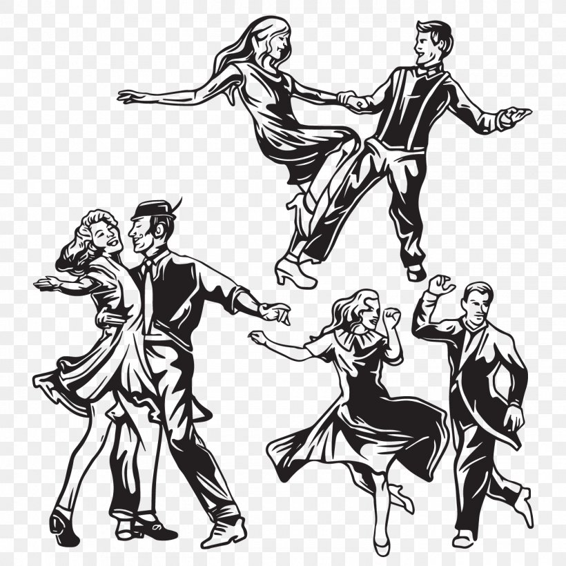 Silhouette Tap Dance Drawing, PNG, 1400x1400px, Silhouette, Arm, Art, Black And White, Cartoon Download Free