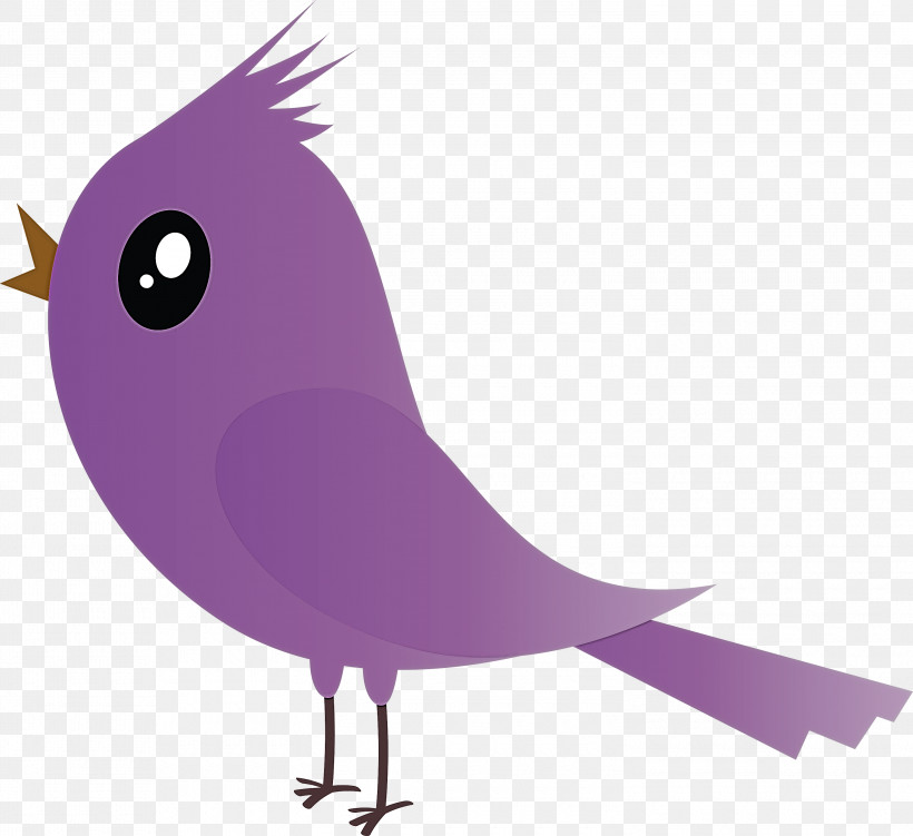 Bird Violet Cartoon Purple Beak, PNG, 3000x2750px, Cartoon Bird, Animation, Beak, Bird, Cartoon Download Free