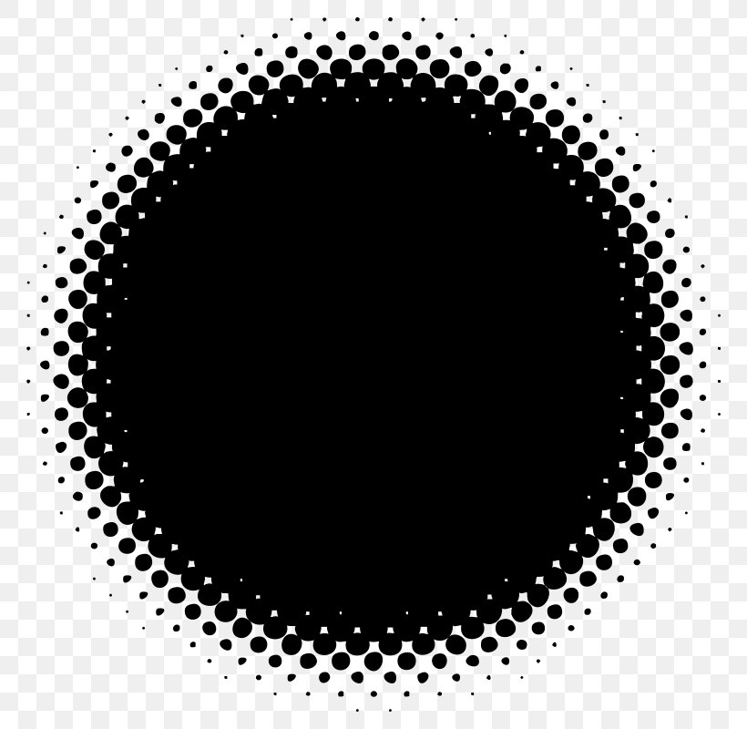 Halftone Clip Art, PNG, 800x800px, Halftone, Area, Benday Dots, Black, Black And White Download Free