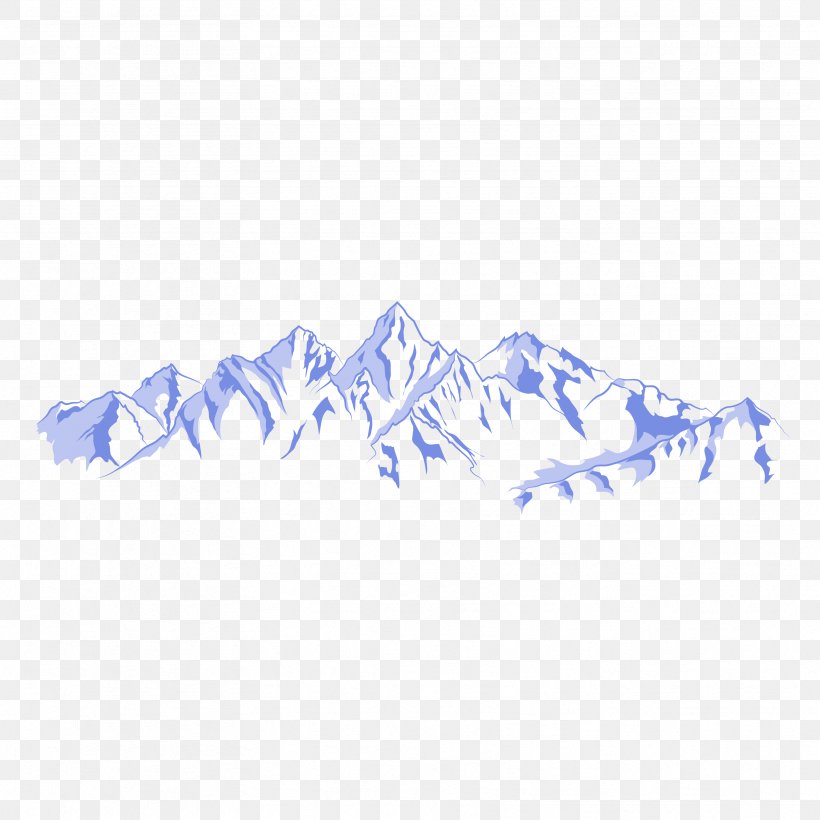 Mountain Range Euclidean Vector, PNG, 3333x3333px, Mountain, Blue, Drawing, Electric Blue, Landscape Download Free