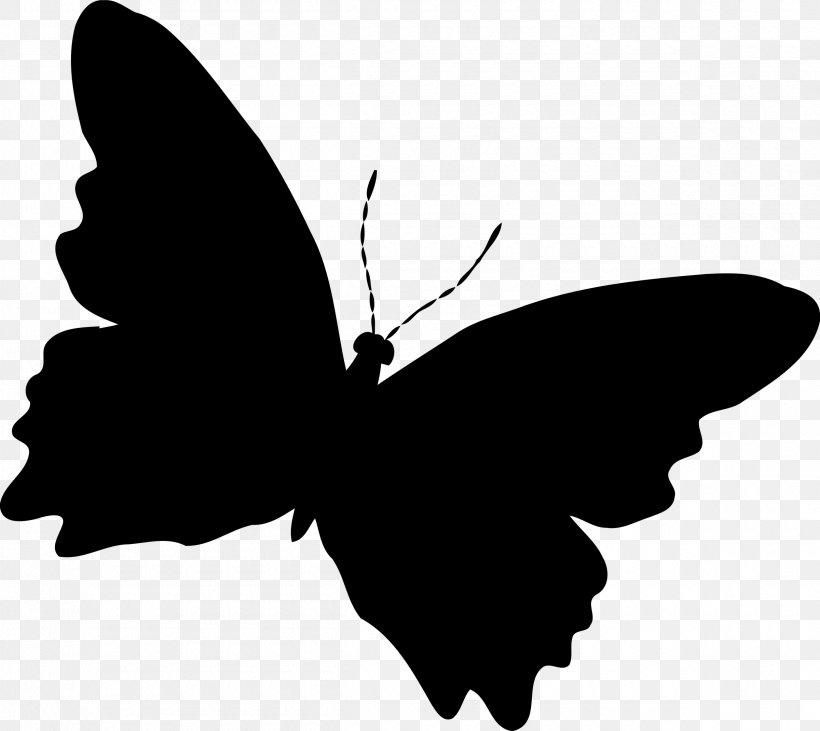 Butterfly Silhouette Drawing Clip Art, PNG, 2400x2142px, Butterfly, Arthropod, Black, Black And White, Brush Footed Butterfly Download Free