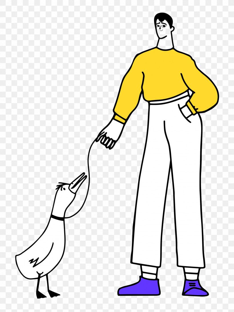 Walking The Duck Talking Duck, PNG, 2500x1501px, Line Art, Fashion, Logo, Shoe, Water Cartoon Download Free